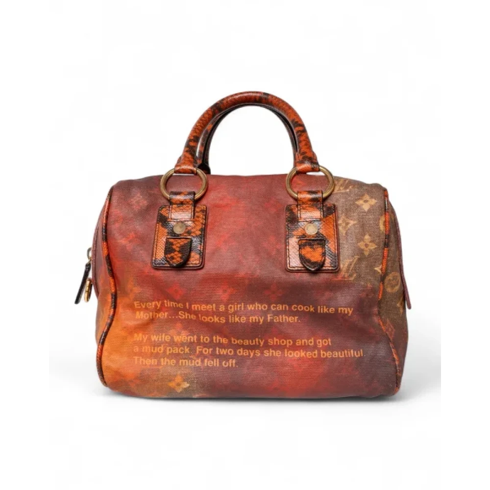 Louis Vuitton Vintage Pre-owned Canvas handbags Brown Dames