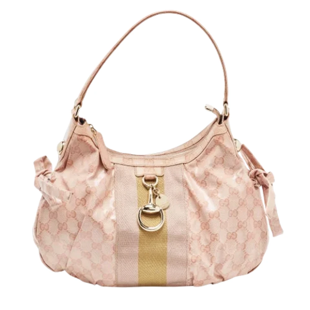 Gucci Vintage Pre-owned Fabric handbags Pink Dames
