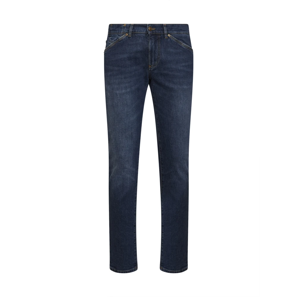 Dolce & Gabbana Slim-Fit Jeans - Male - Slim Fit Jeans - Blue - S - Jeans