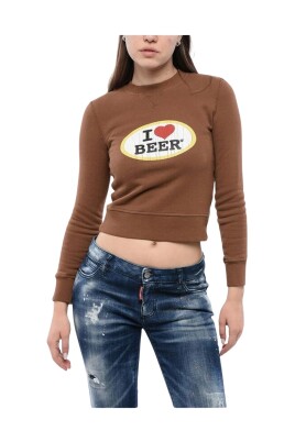 sweat-court-graphique-biere-marron