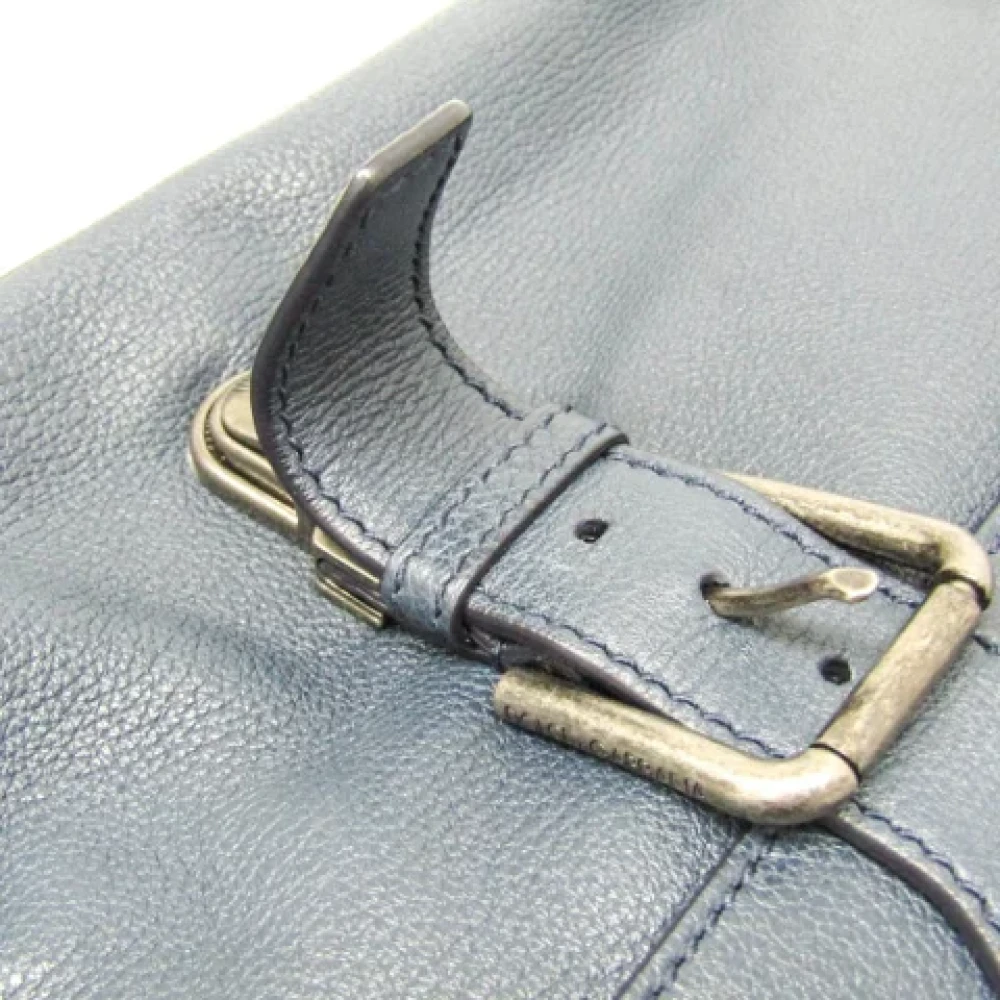 Dolce & Gabbana Pre-owned Leather handbags Blue Heren