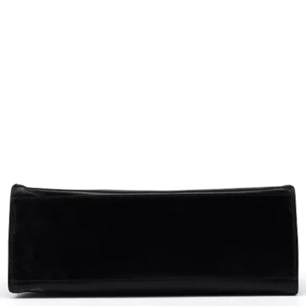 Prada Vintage Pre-owned Leather handbags Black Dames