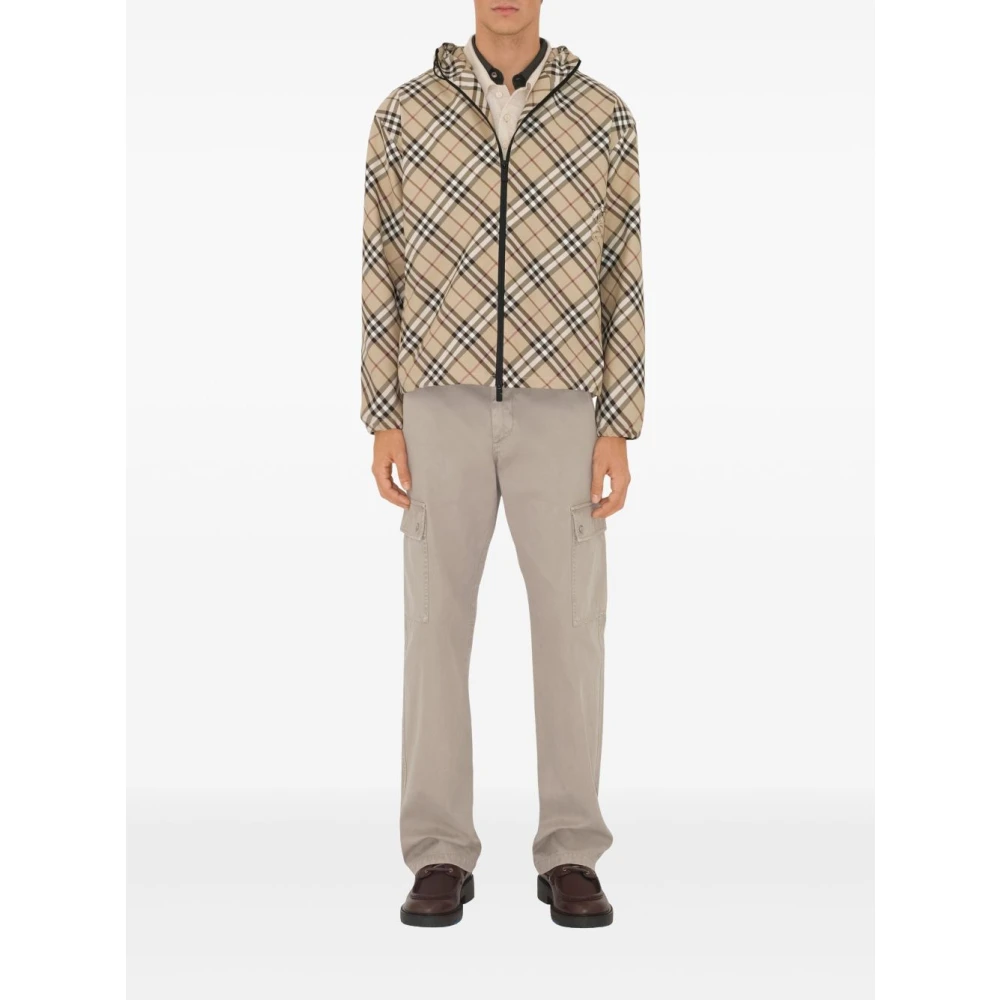 Burberry Stijlvolle Jassen Collectie Beige Heren