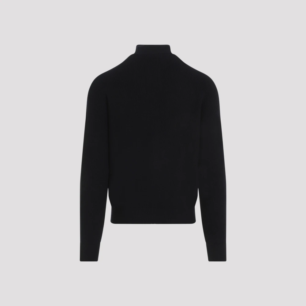 Giorgio Armani Blauwe Sweater Aw24 Herenmode Blue Heren