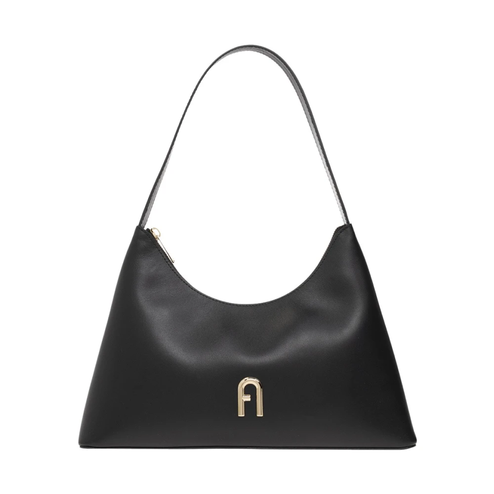 Furla - Bolso De Hombro Pequeño Diamante - Bags - Mujer - Negro - One Size