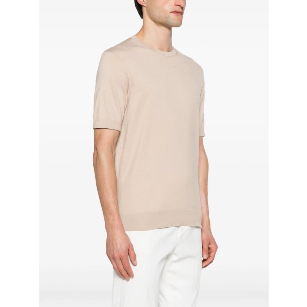 Ermenegildo Zegna Stijlvol N03 Maglia Shirt Beige Heren