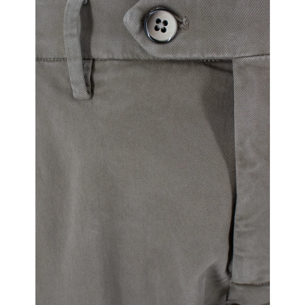 Michael Coal Slim Fit Capri Broek Beige Heren