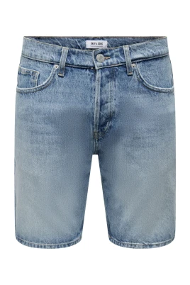 Denim Bermuda Shorts