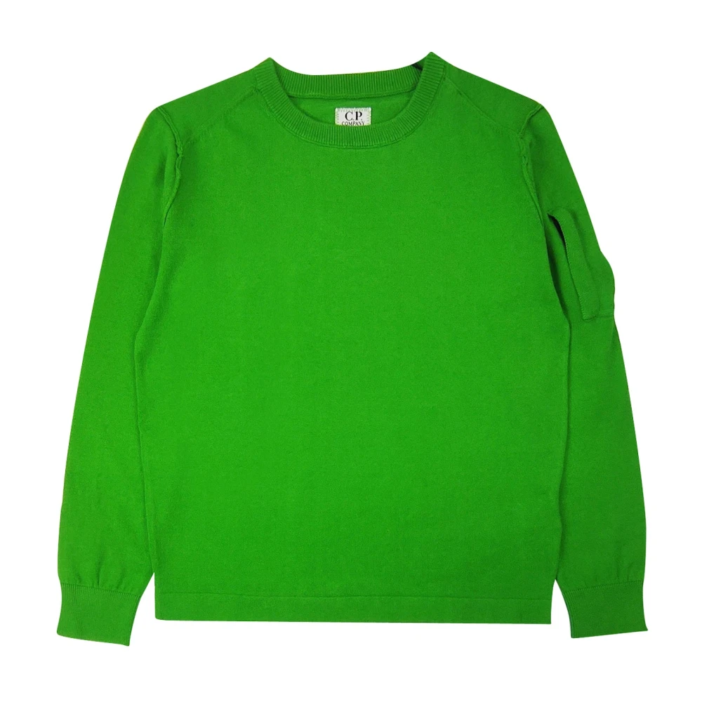 C.p. Company Boys Green Kids Knitwear, 12 Y, Sleveless Knitwear