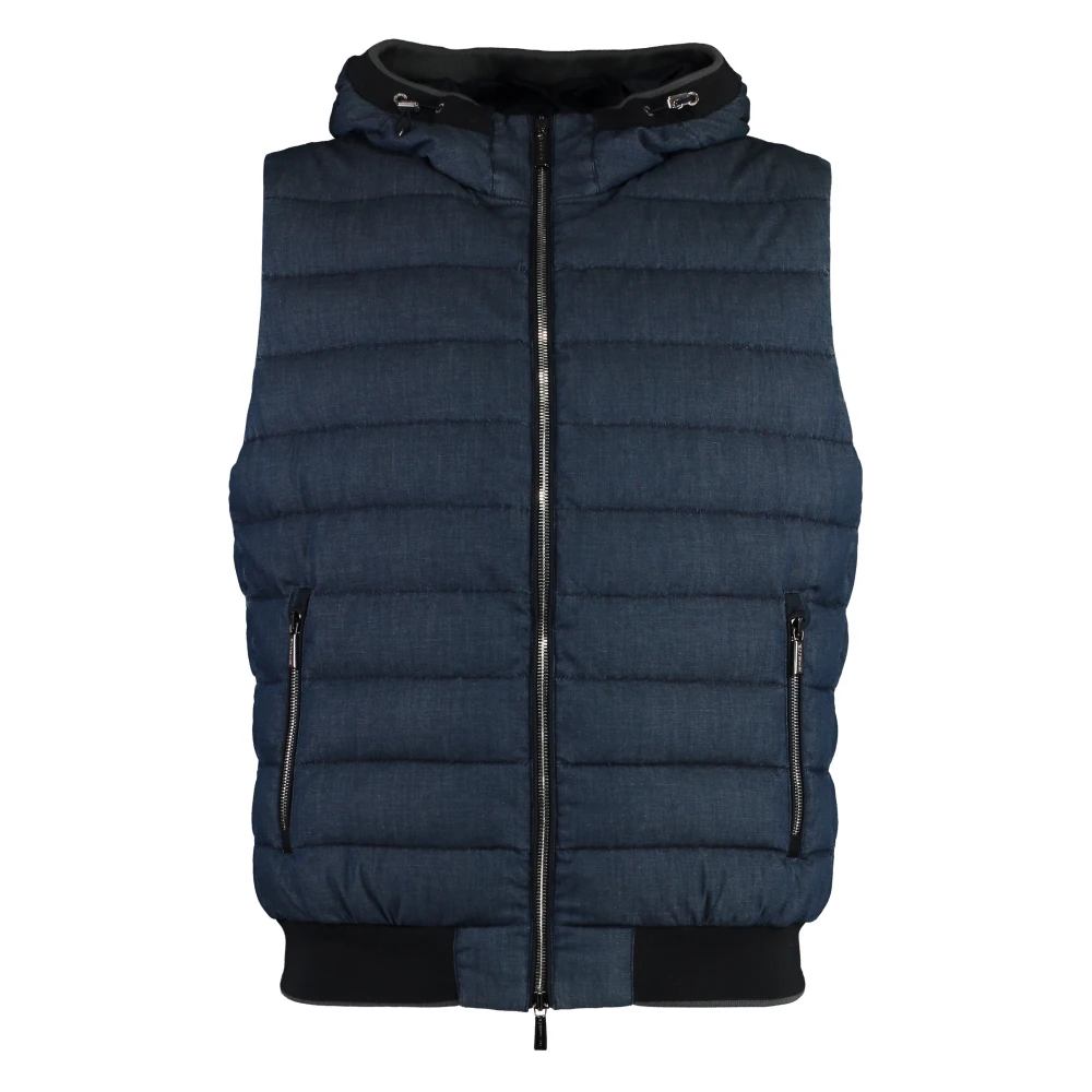 Moorer - Jackets > Vests - Blue - Moorer - Modalova
