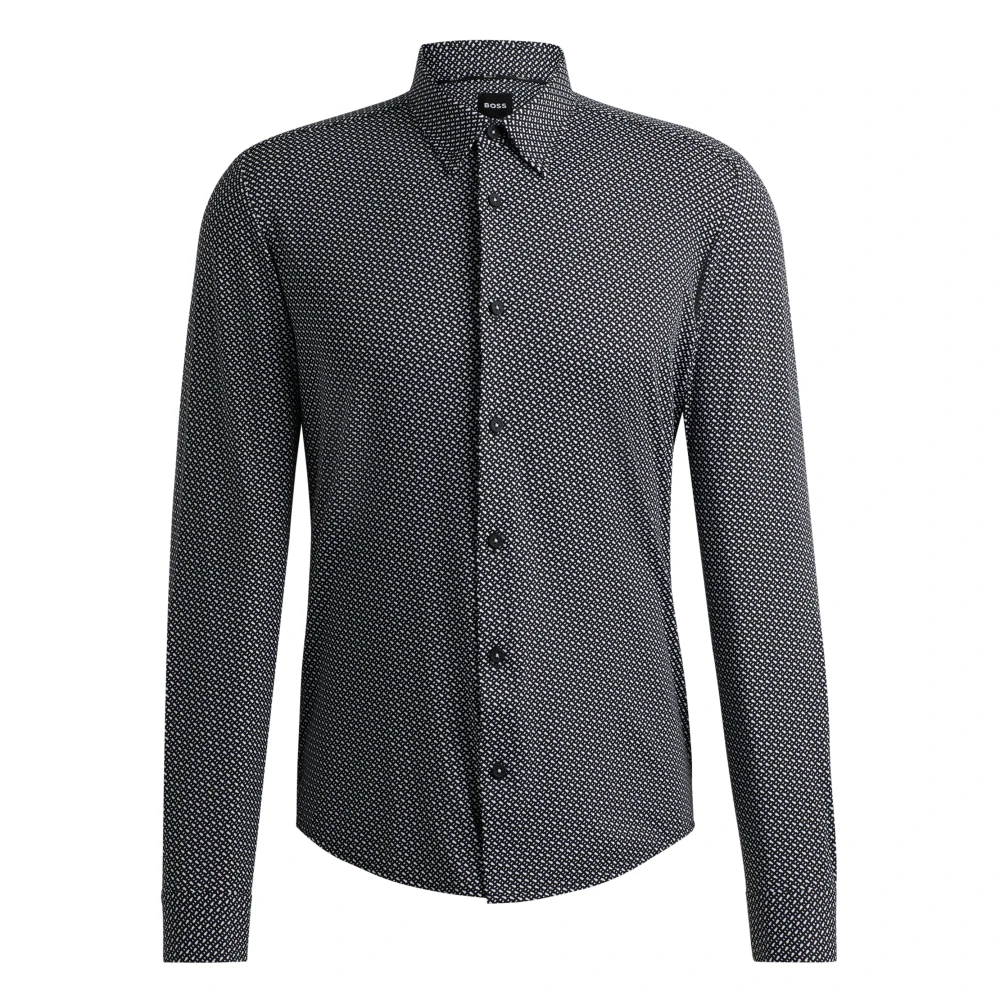 Hugo Boss Stijlvol Overhemd Black Heren