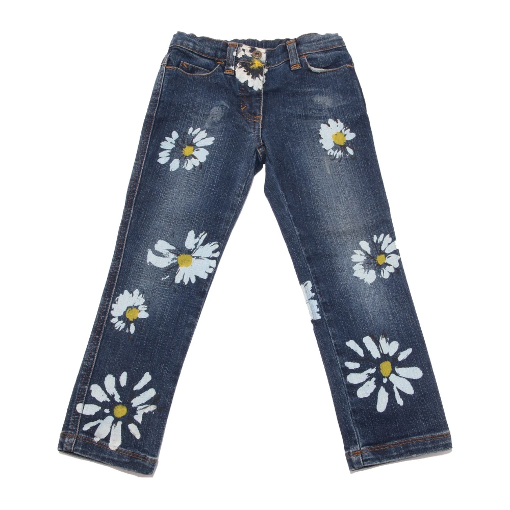Dolce & Gabbana Blue Denim Trouser - Female - Jeans - 4 Y - Kids
