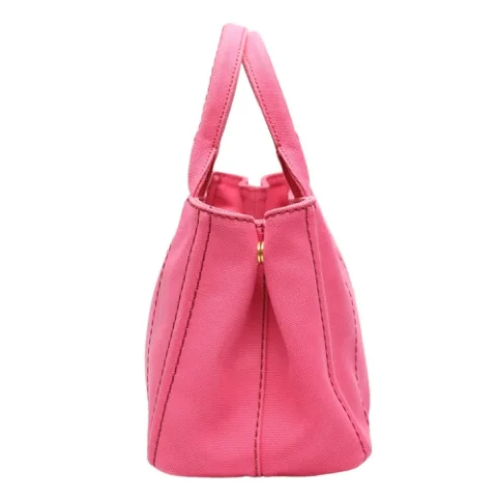Prada Vintage Pre-owned Denim totes Pink Dames