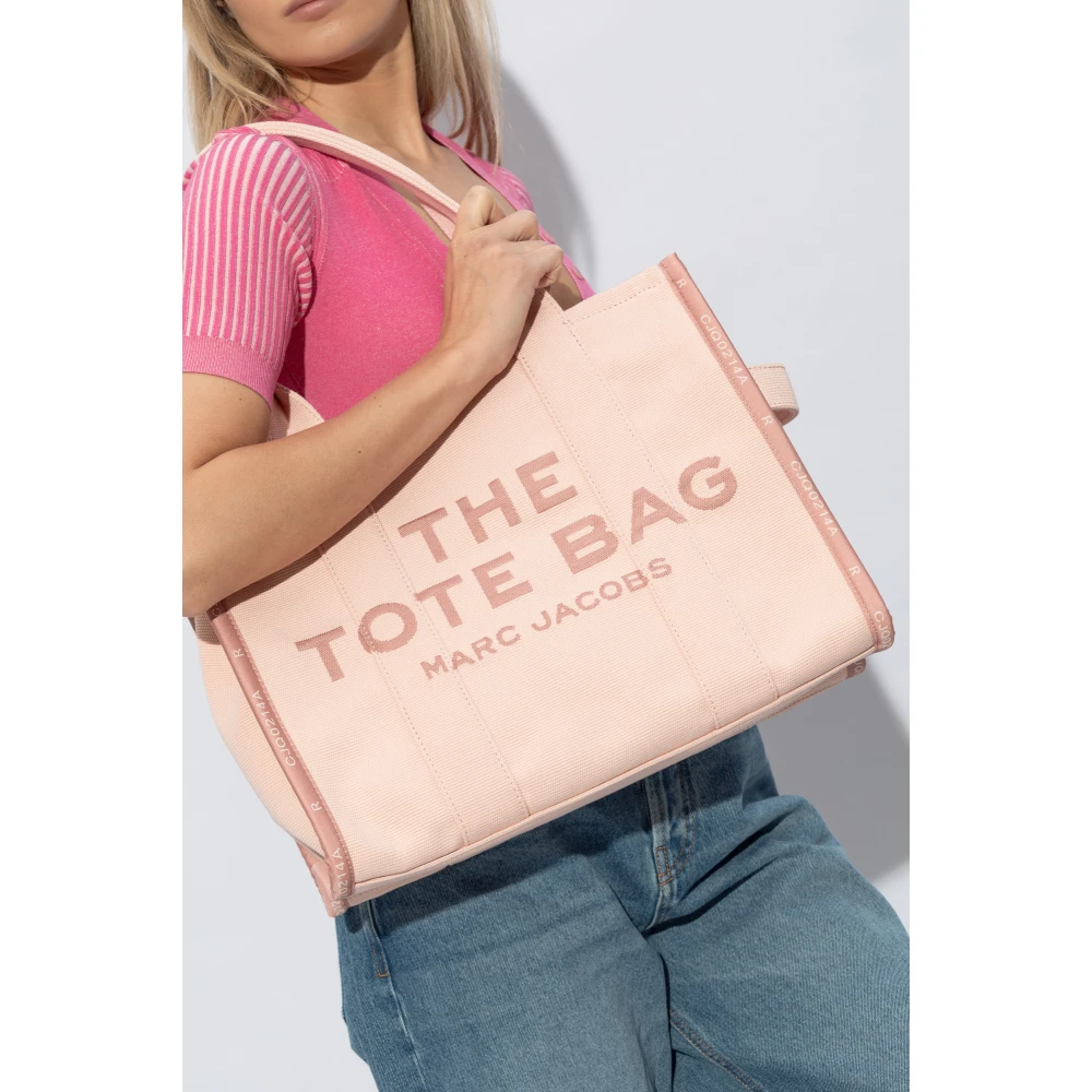 Marc Jacobs Grote 'The Tote Bag' Shopper Tas Pink Dames