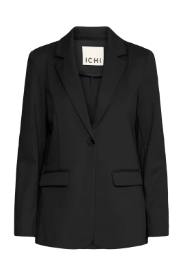 Svart Blazer Jacka Långärmad