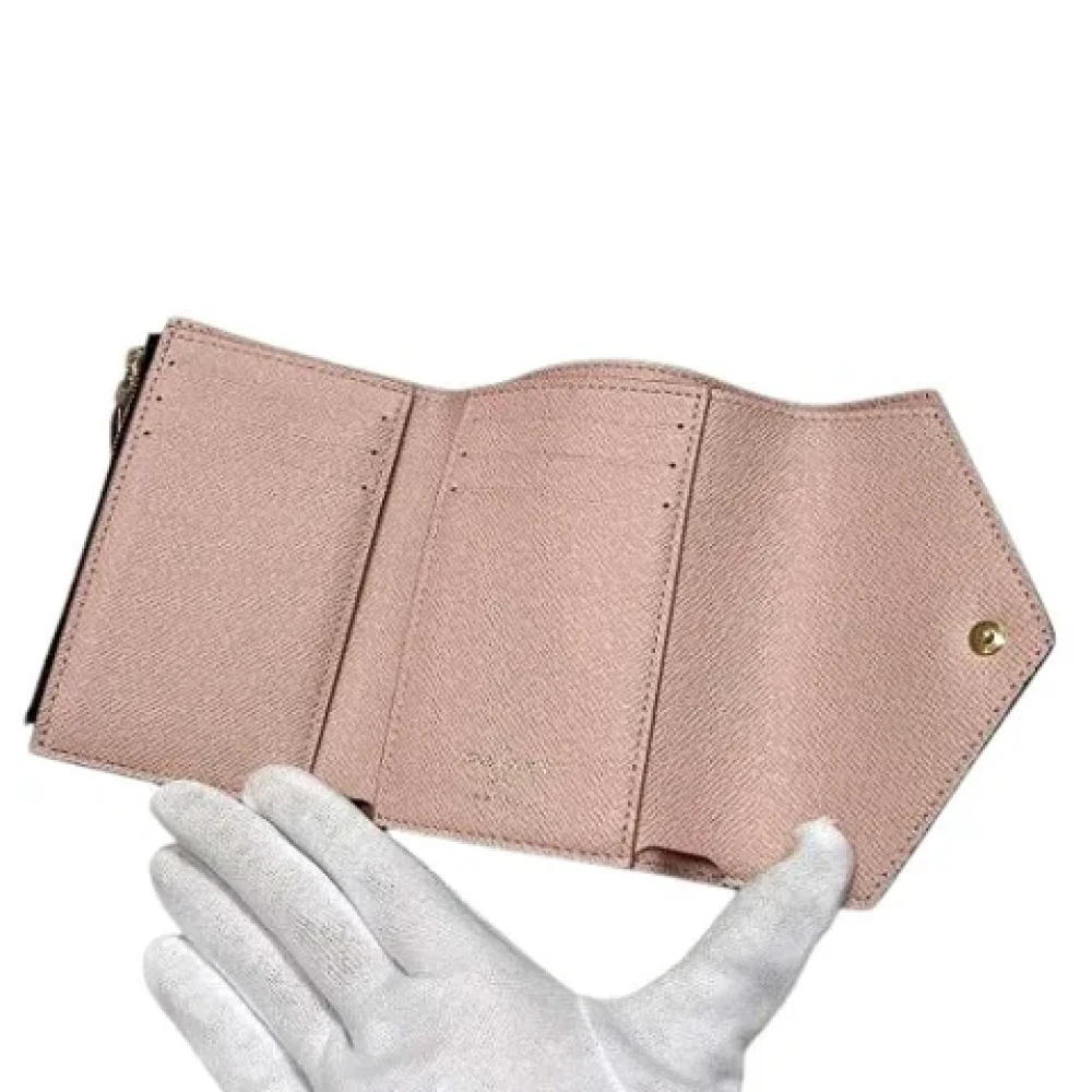 Louis Vuitton Vintage Pre-owned Fabric wallets Brown Dames