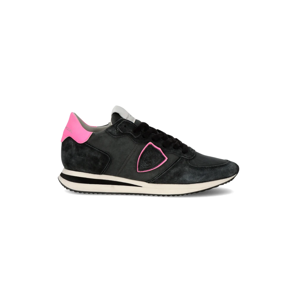 Philippe Model Women's Black Sneakers, 2 Uk, Trainers Trpx Running