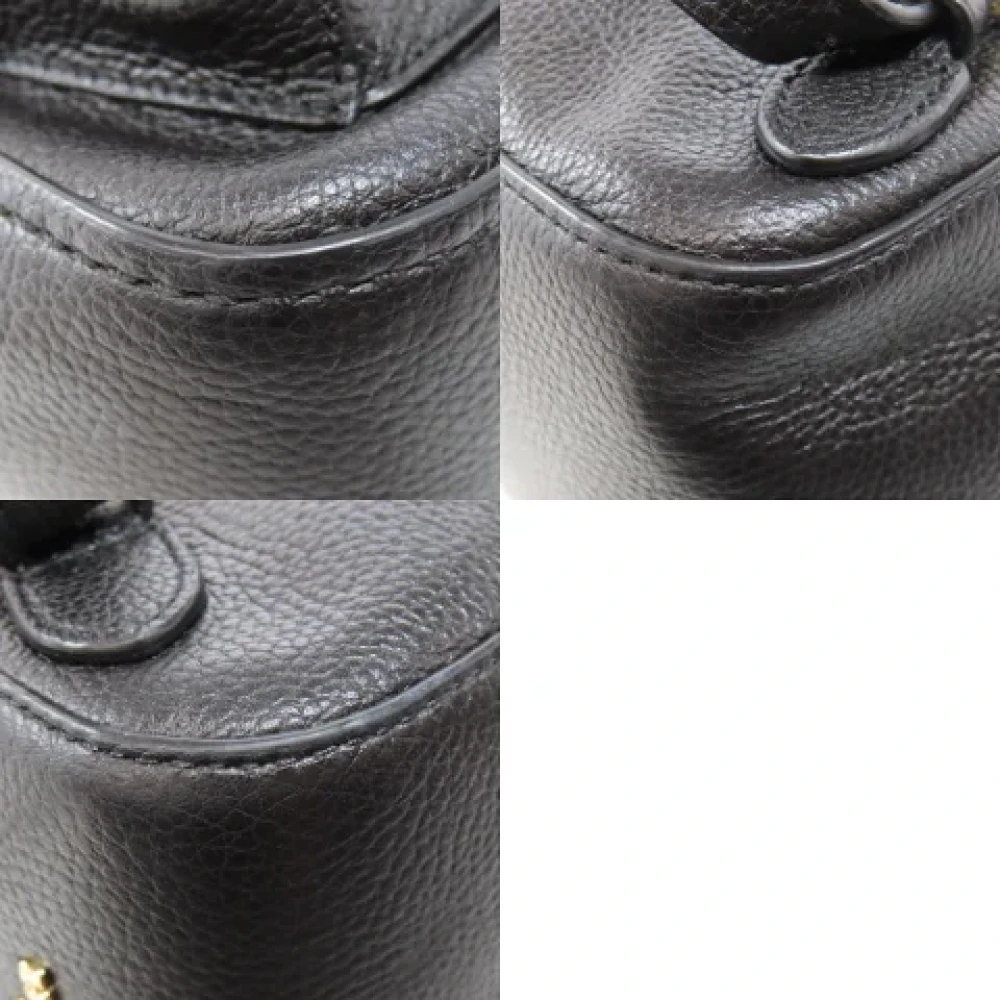 Coach Pre-owned Leather backpacks Black Dames