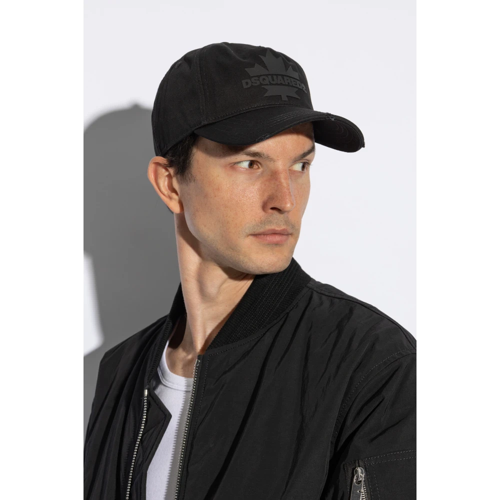 Dsquared2 Pet met klep Black Heren