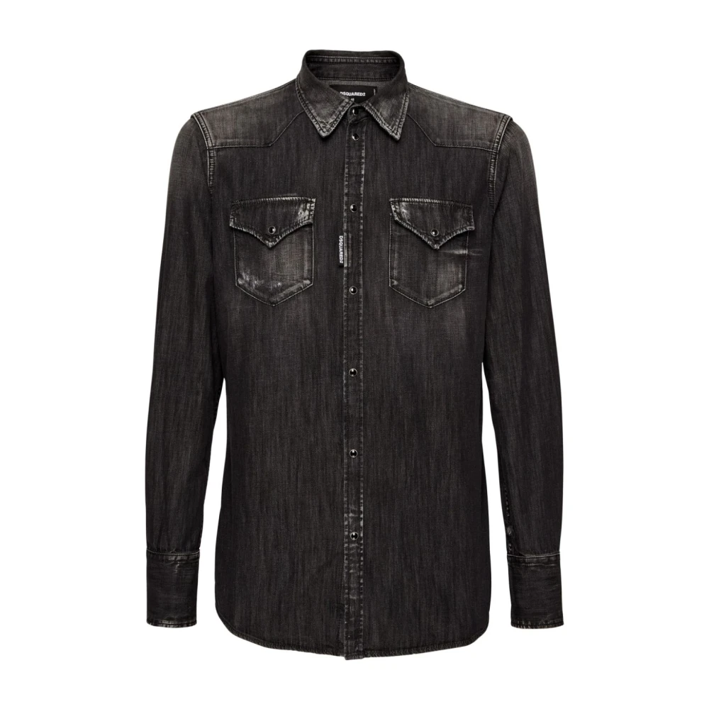 Dsquared2 Stijlvolle shirt met Camicia 900 Black Heren