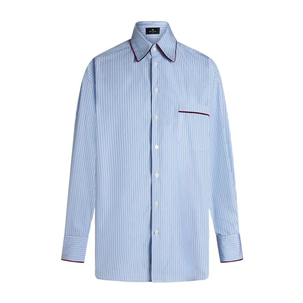 ETRO Celeste Shirt MRW Stijl Blue Dames