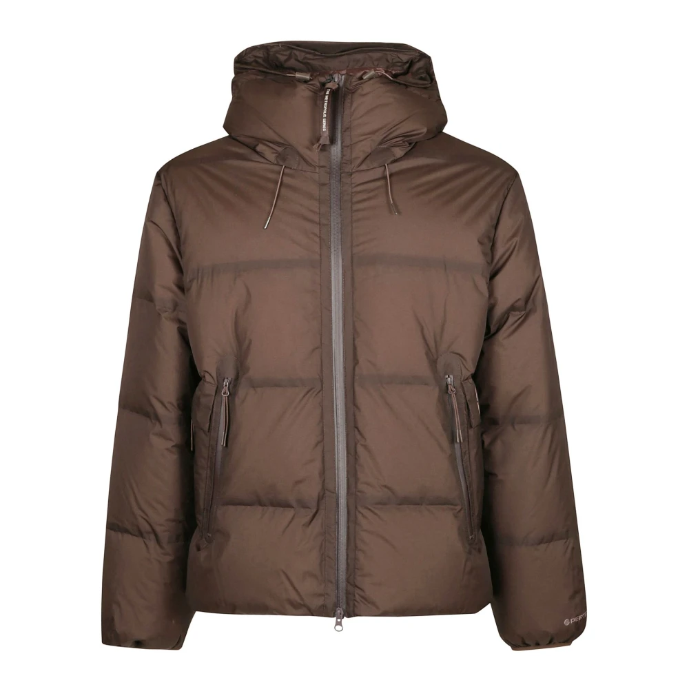 C.P. Company Stijlvolle Medium Jas voor Buiten Brown Heren