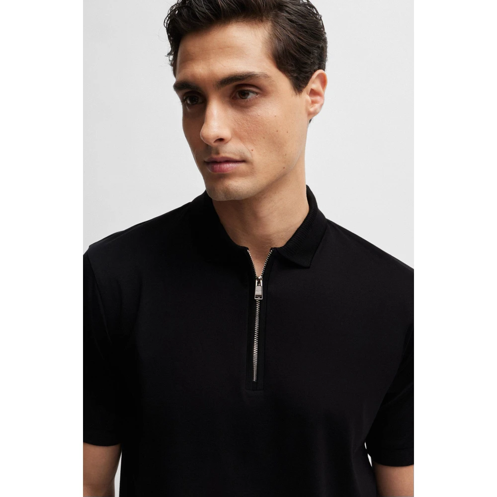 Boss Stijlvolle Polo Shirt Black Heren