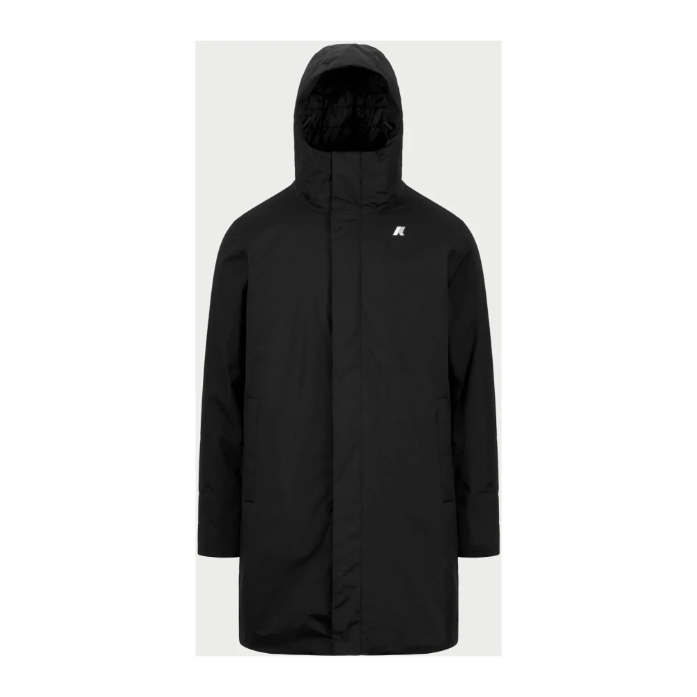 K-way Zwarte Lange Herenjas Thomas Warm Black Heren