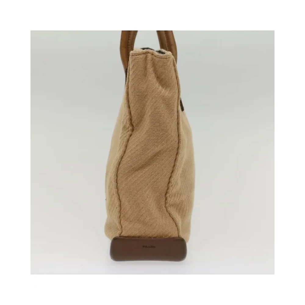Prada Vintage Pre-owned Wool prada-bags Brown Dames
