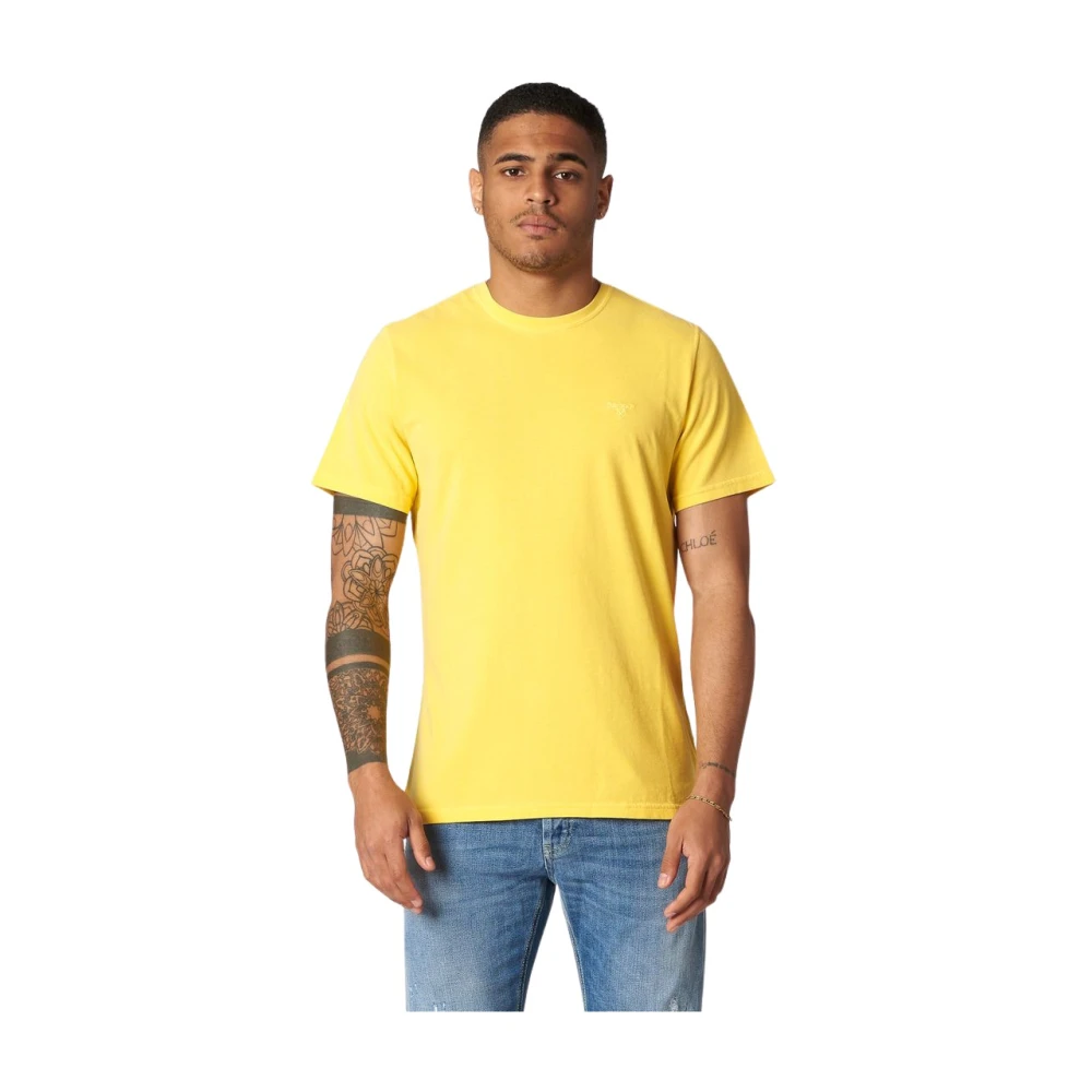 Barbour T-shirt Yellow, Herr