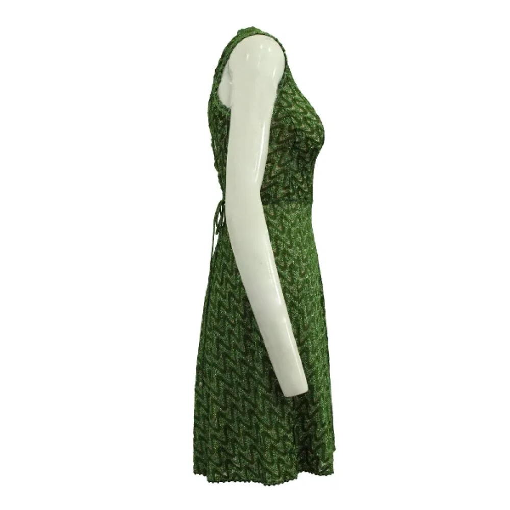 Missoni Pre-owned Fabric dresses Green Dames