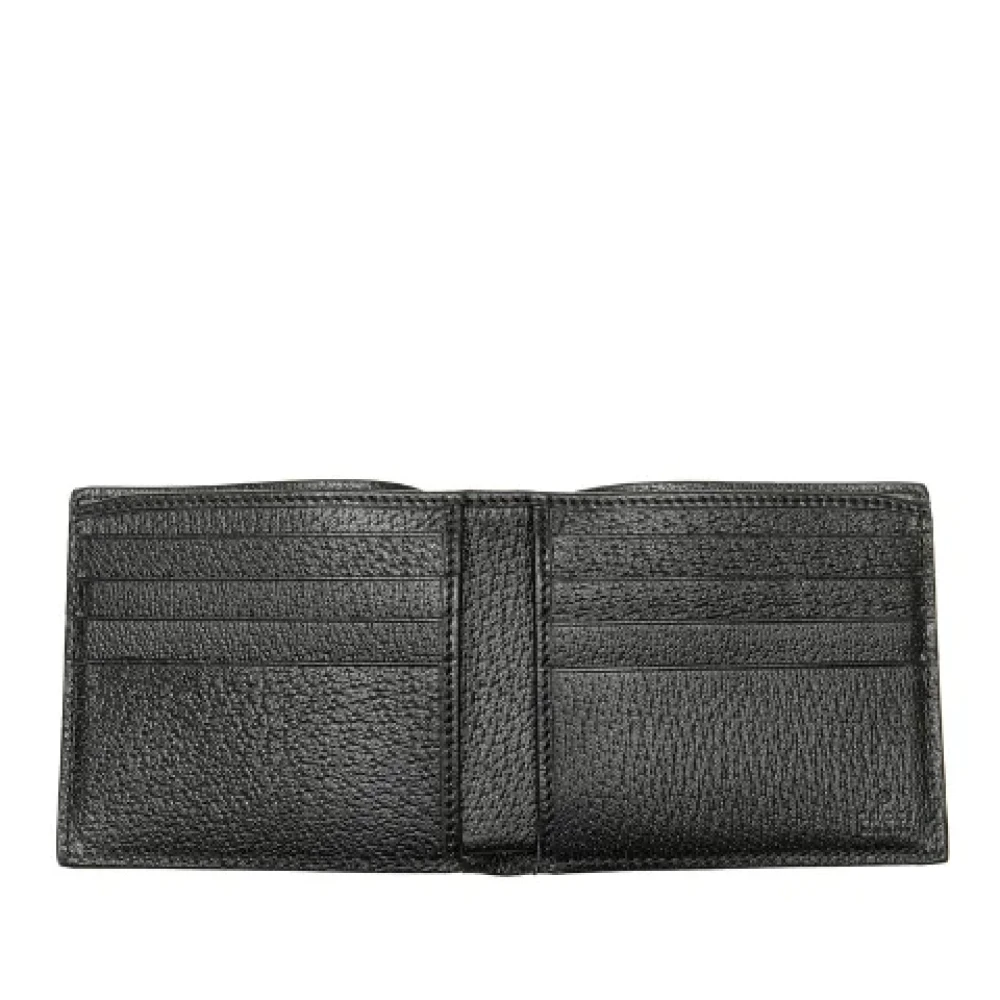 Gucci Vintage Pre-owned Canvas wallets Black Dames