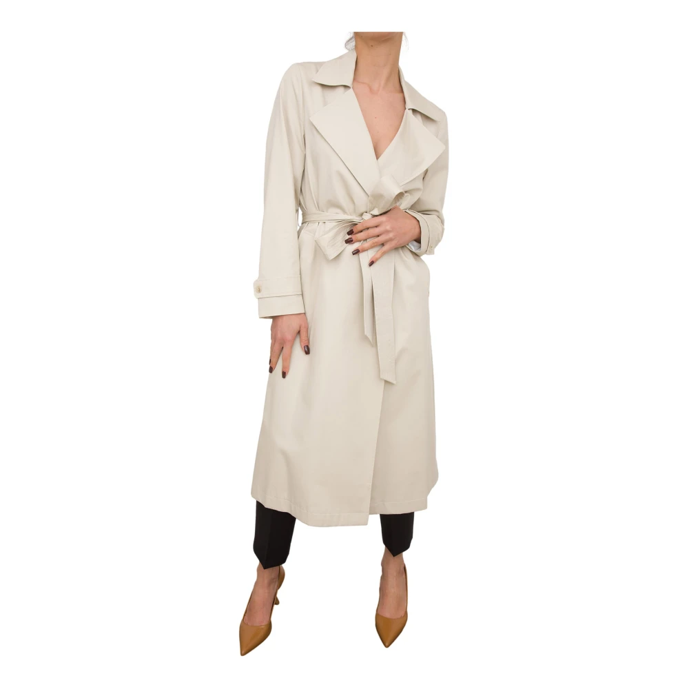 Kocca Beige Trench Coat Beige Dames