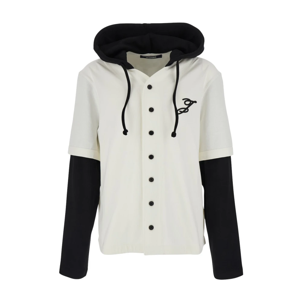 Jacquemus Multicolor Hoodies, Male, S, Le T-Shirt Letro Ml