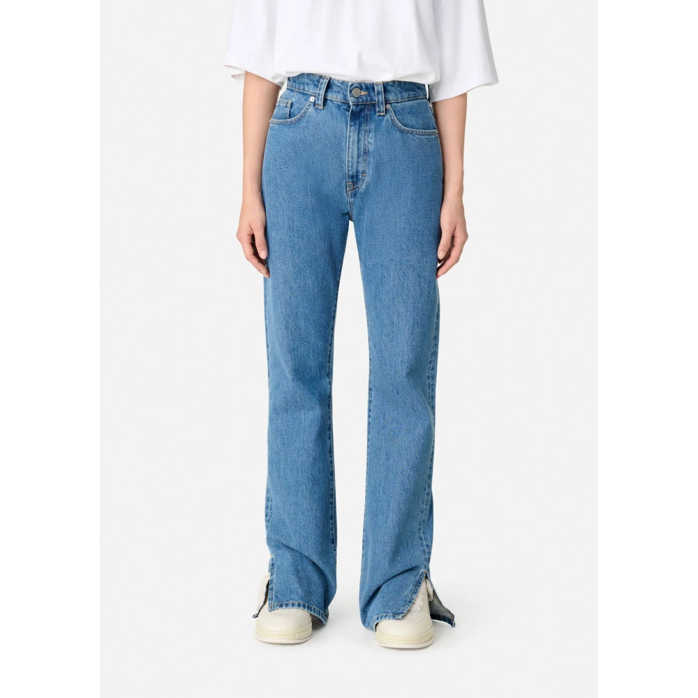 Axel Arigato Ryder Flared Jeans Blue Dames