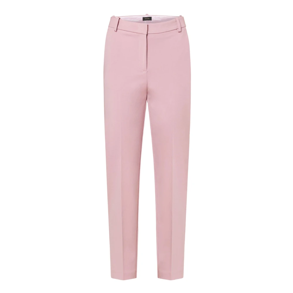 Pinko Women's Pink O Trousers - O - Cropped Trousers - Xs - Trousers
