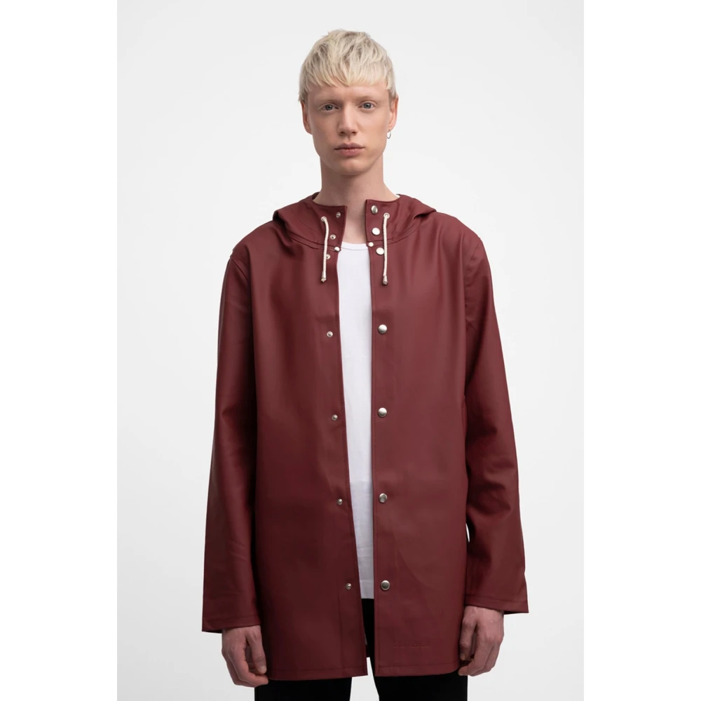 Stutterheim Stijlvol Waterdicht Regenjas Red Heren