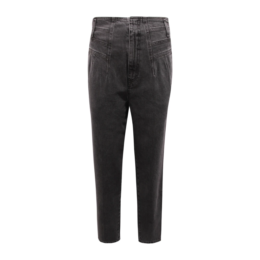Kocca Women's Black Denim Trousers Made In Italy