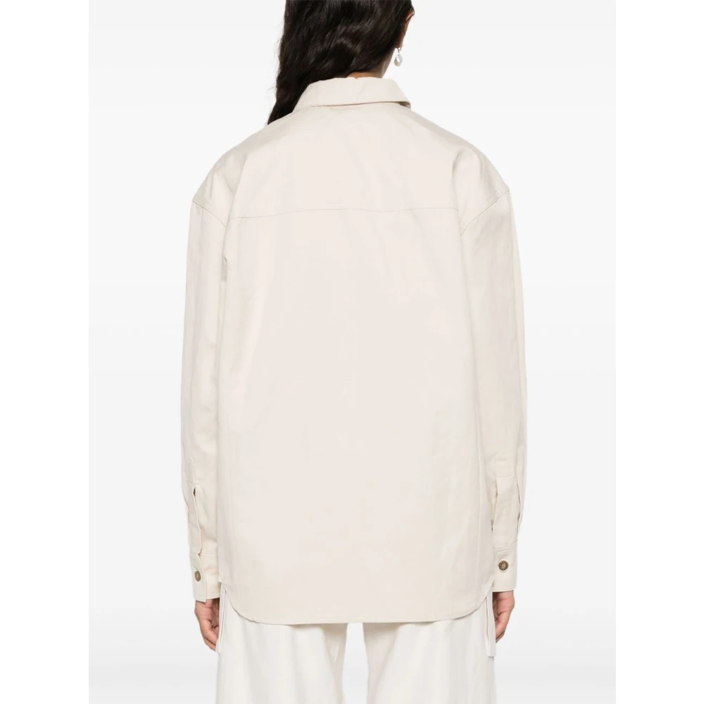 IRO Beige Blouse met Zakken Beige Dames