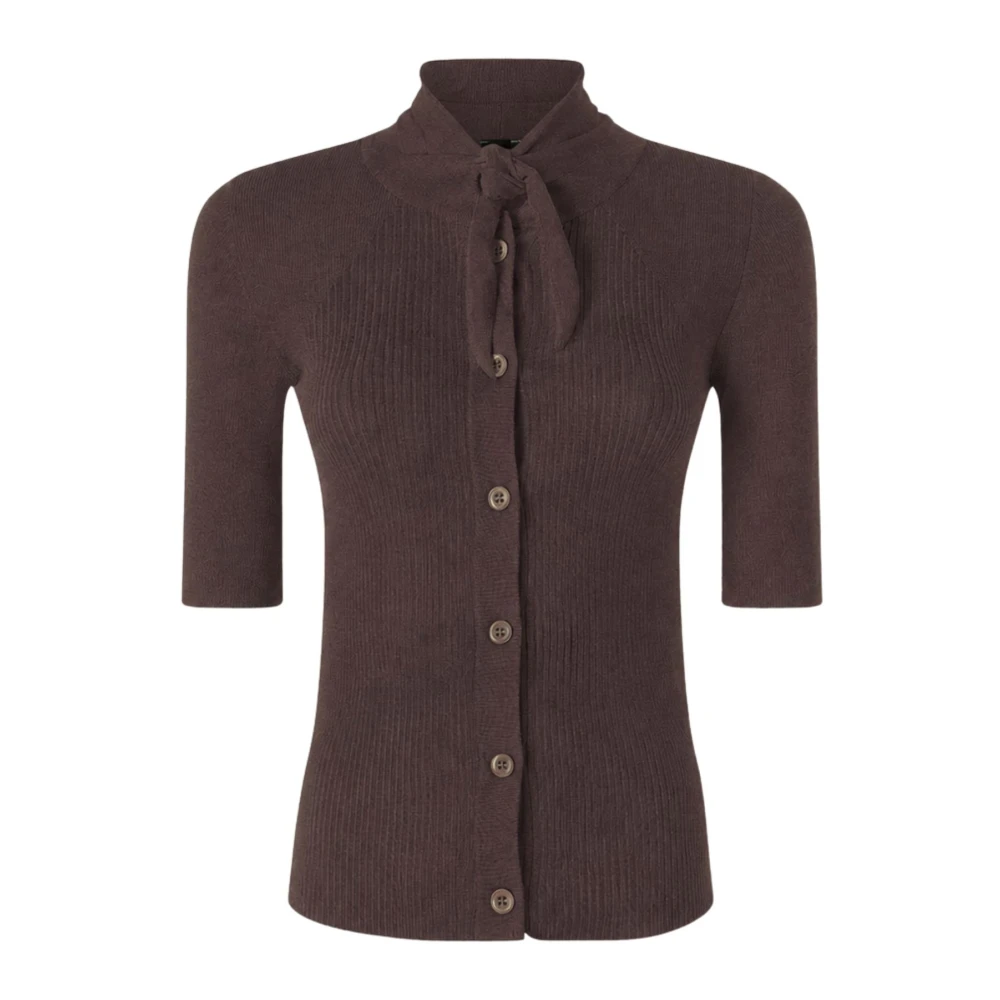 Pinko Women's Brown Cardigans, M, Coperto Polo