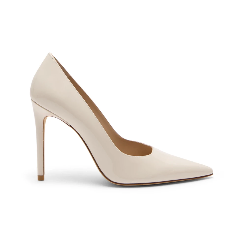 Stuart Weitzman Women's Beige Stuart Power 100 - Pumps - 5 Uk - Shoes