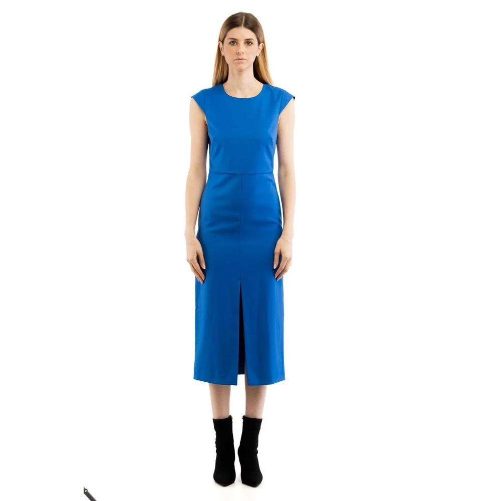 Patrizia Pepe Femme Bleu Robes, Taille: 38 Fr Robe Midi