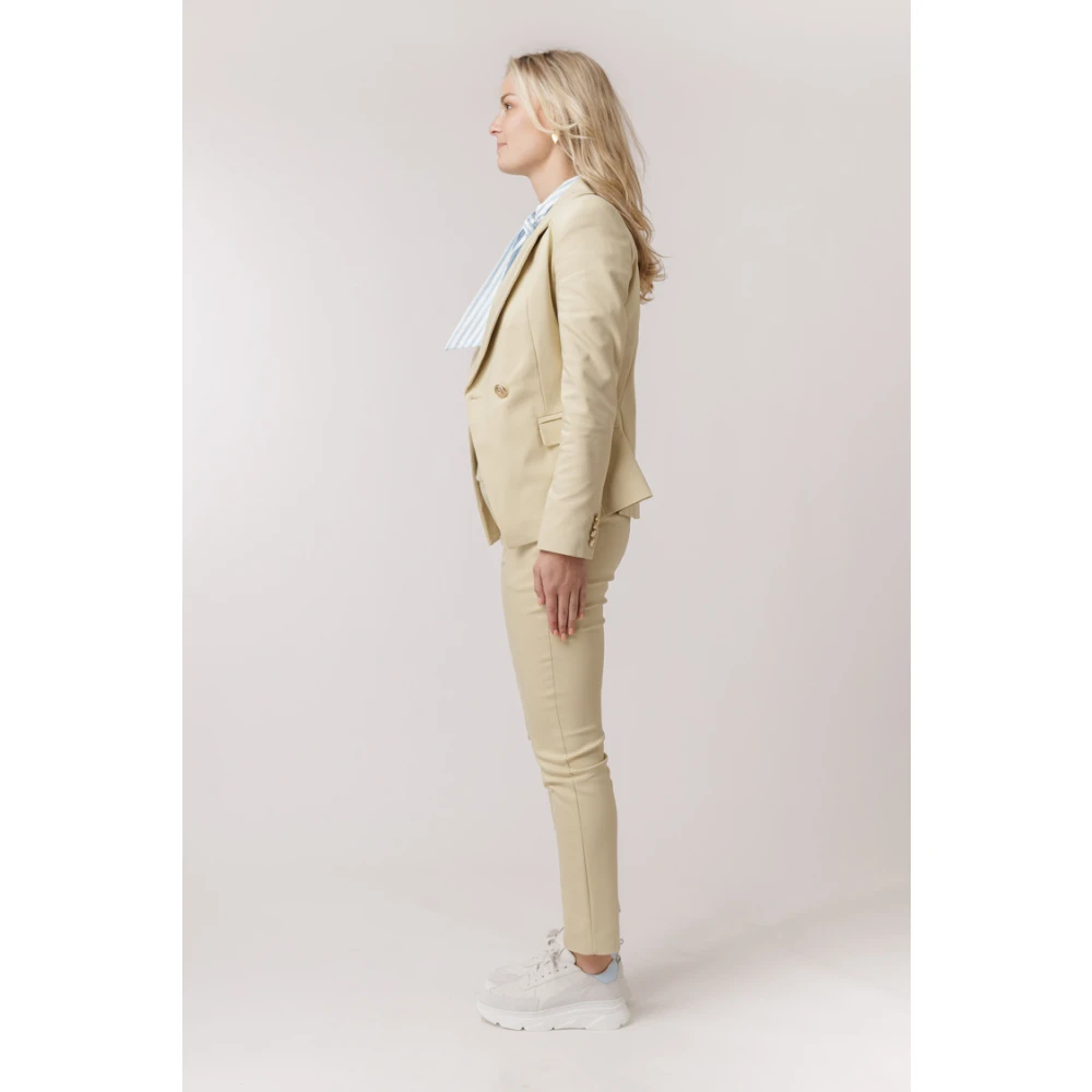 Josh V Pistache Slim Fit Broek Green Dames