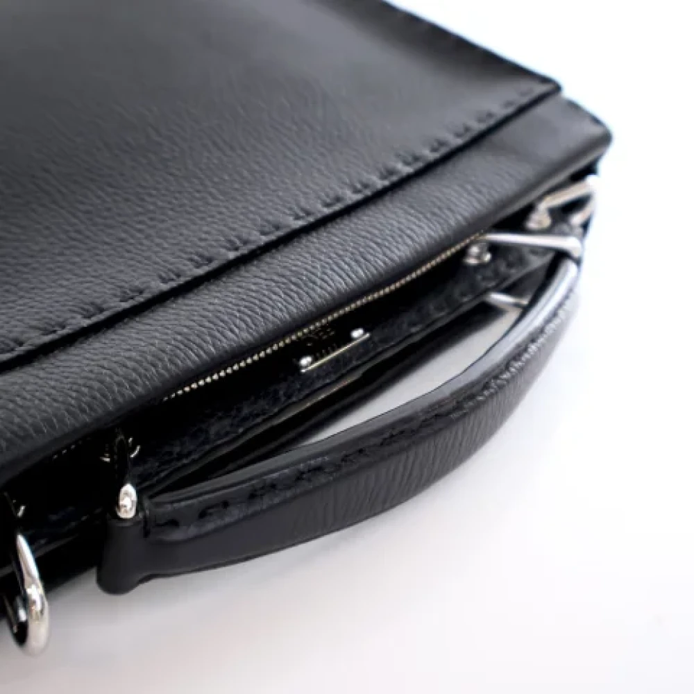Fendi Vintage Pre-owned Leather fendi-bags Black Dames