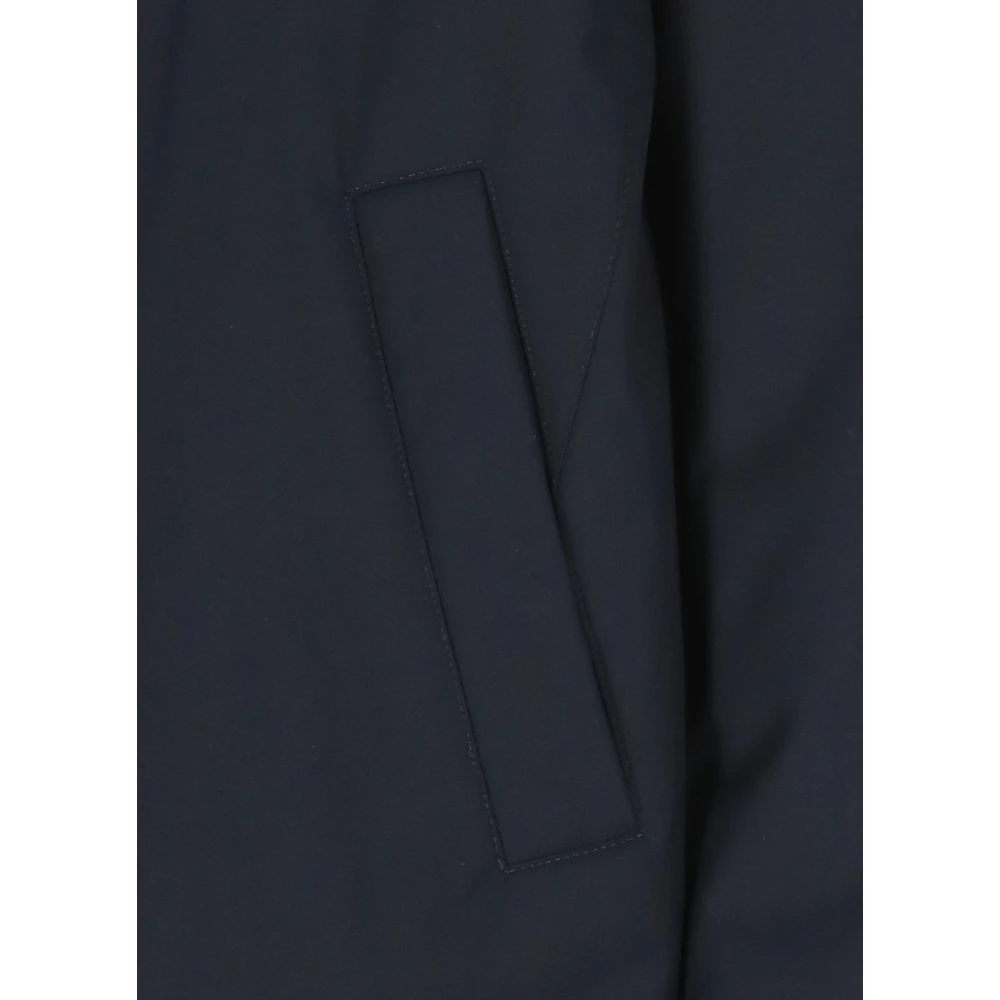 Herno Donzen Jas Hoge Kraag Blue Heren