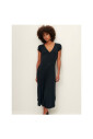 robe-midi-en-tricot-cotele-a-col-en-v