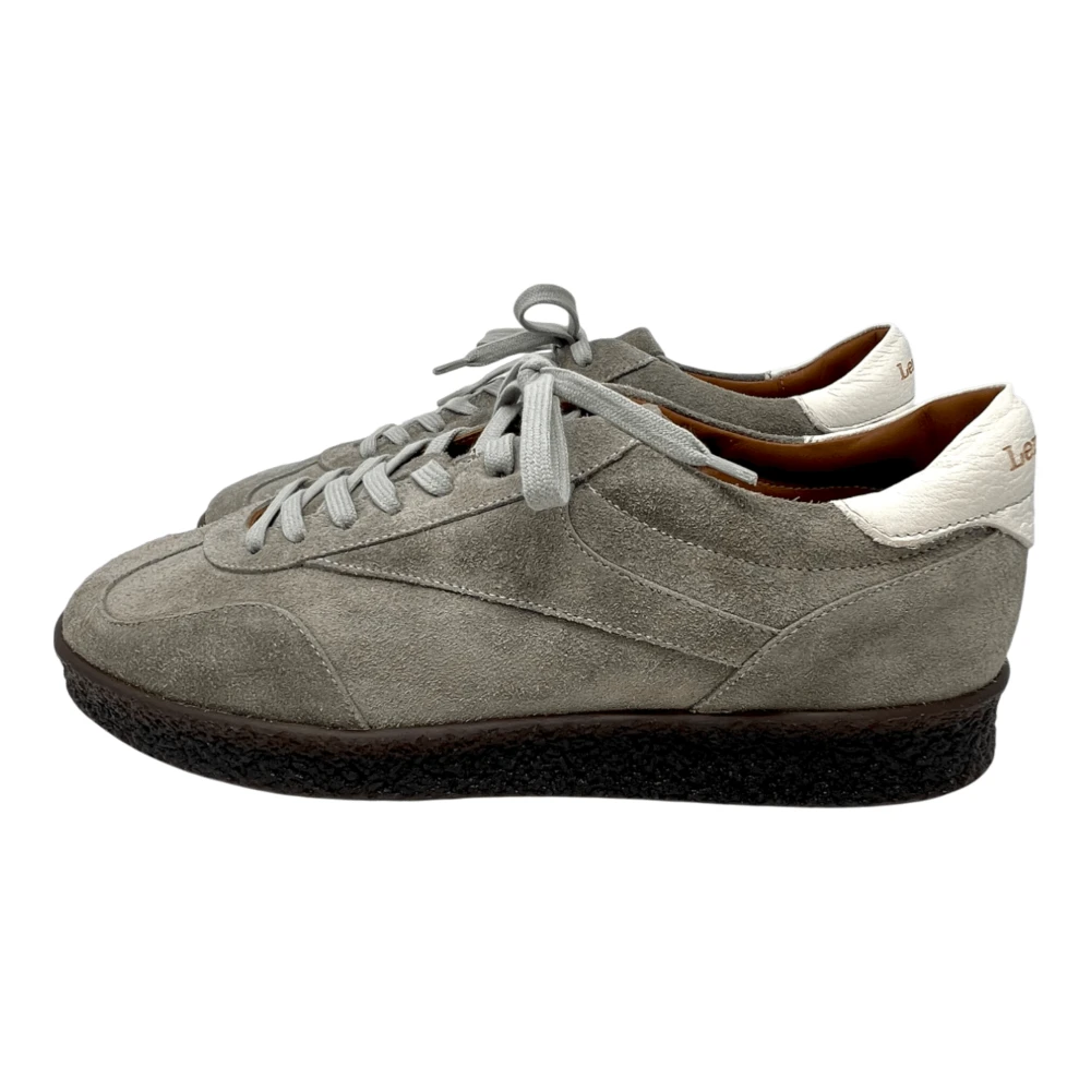 Lemargo Dustin Sneaker- Suède- Crepe Zool Heren Schoenen Grijs