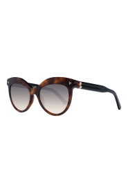 Brązowe Okulary Przeciwsłoneczne Damskie, Owalny Styl, 100% Ochrona UV