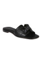 sandales-noires-carrees-plates