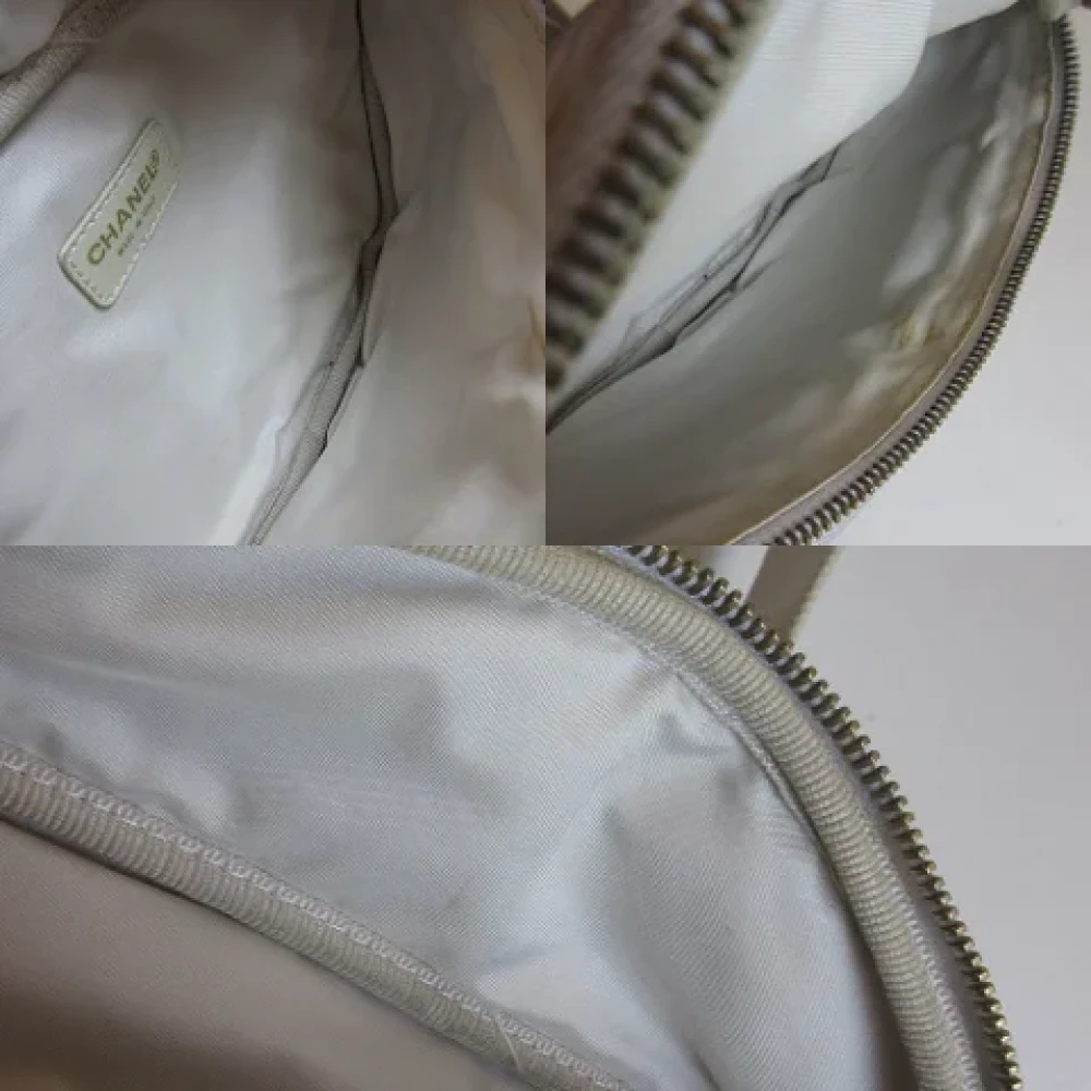 Chanel Vintage Pre-owned Canvas chanel-bags Pink Dames